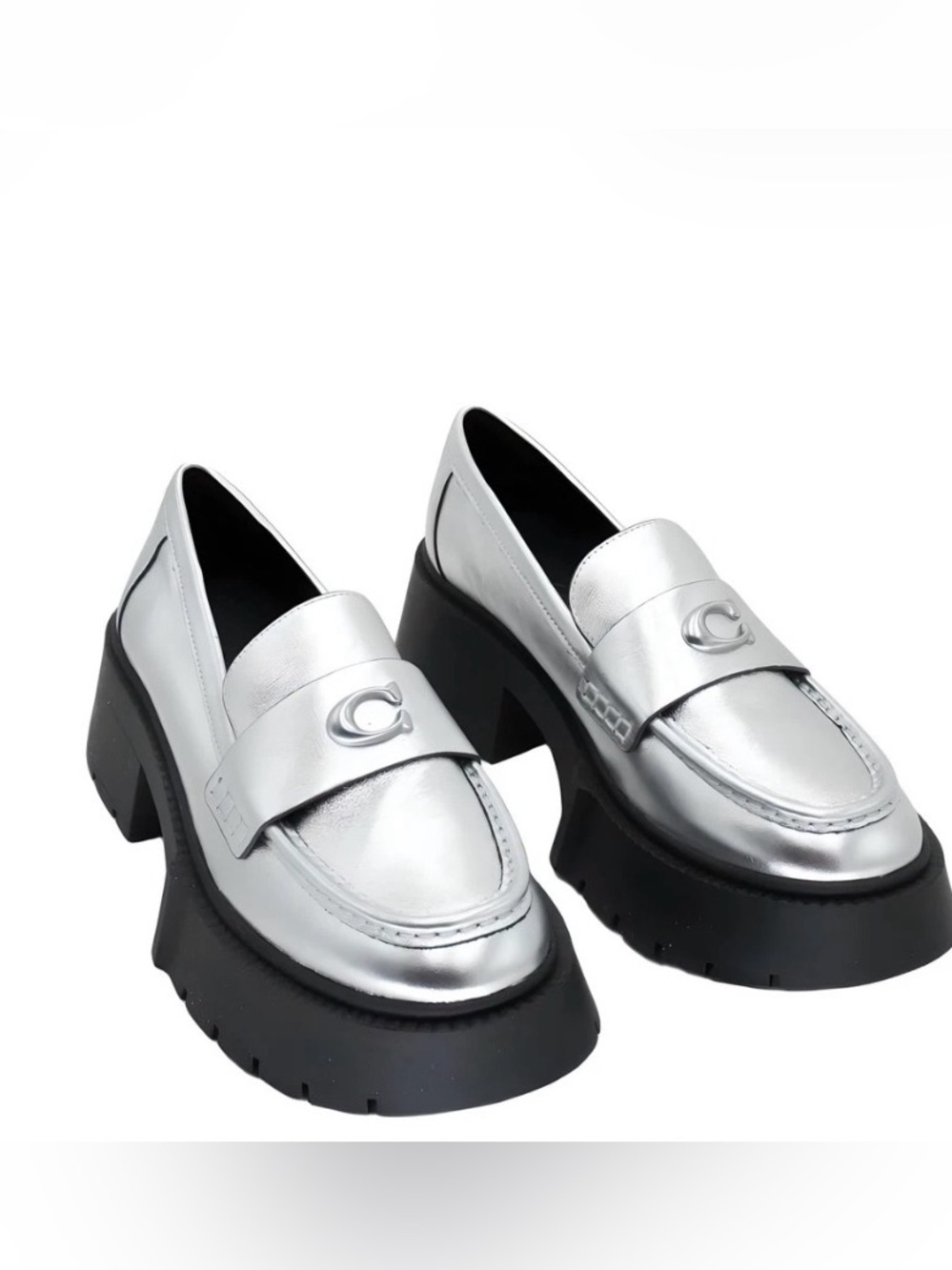 Coach Women's Leah Platform Lug Sole Loafers